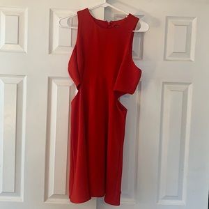 RED Express Dress Size 6 with side cut-outs